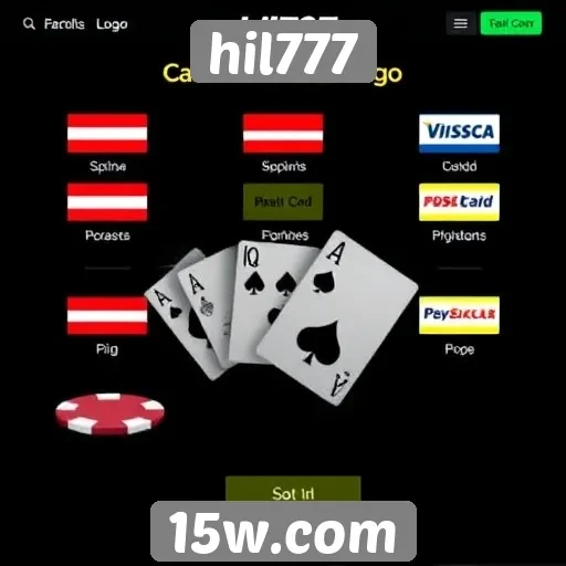 Avaliação das opções de pagamento no hil777